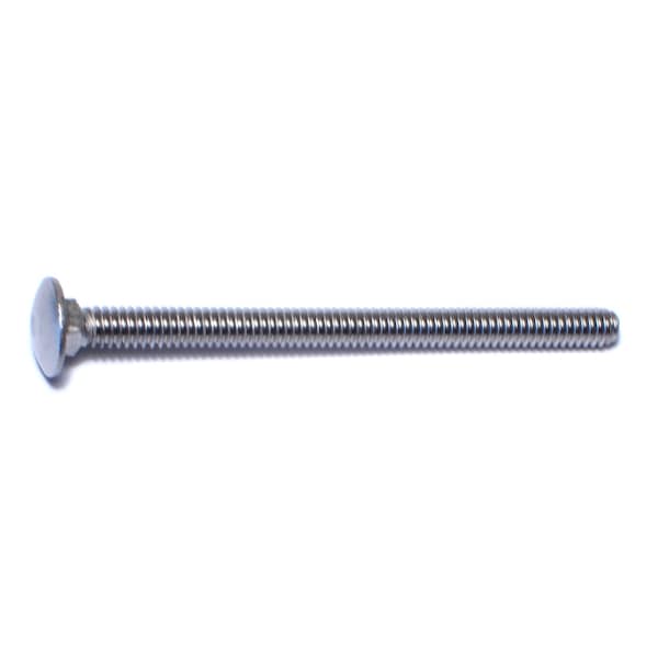 Midwest Fastener Carriage Bolt, Square Neck, 20 (Coarse), 3-1/2 in L, 18-8 Stainless Steel, 50 PK 50593 - main